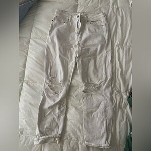 American Eagle Outfitters Cream Jeans